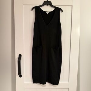 White Birch Black Sleeveless Dress size L